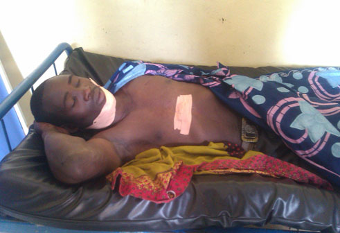 Uyu ni Dukundane aho arwariye mu bitaro.