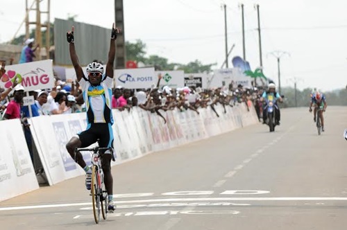 Uwizeyimana niwe wasoje agace ka gatanu ari ku mwanya wa mbere.