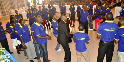 Rumwe mu rubyiruko rwitabiriye Inteko Rusange ku rwego rw