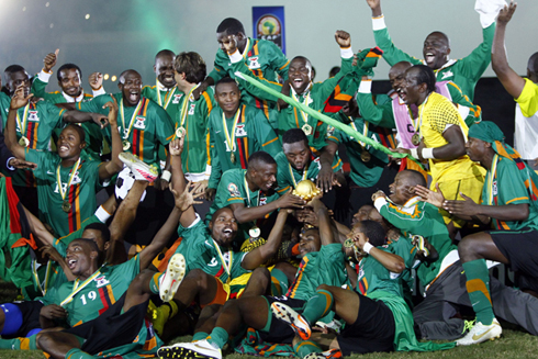 Zambia yatwaye igikombe cya CAN giheruka itsinze Cote d