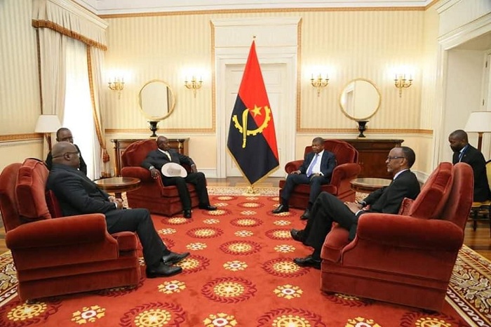 Ubwo abakuru b'ibihugu bahuriraga muri Angola mu kwezi kwa karindwi 2019