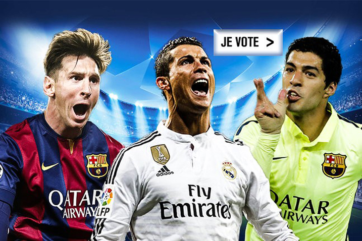 Messi yaje imbere ya Christiano Ronaldo na Suarez