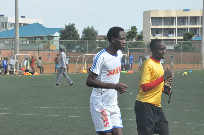 Davis Kasirye nawe yakoze imyitozo,ariko ntiyashyizwe muri 18