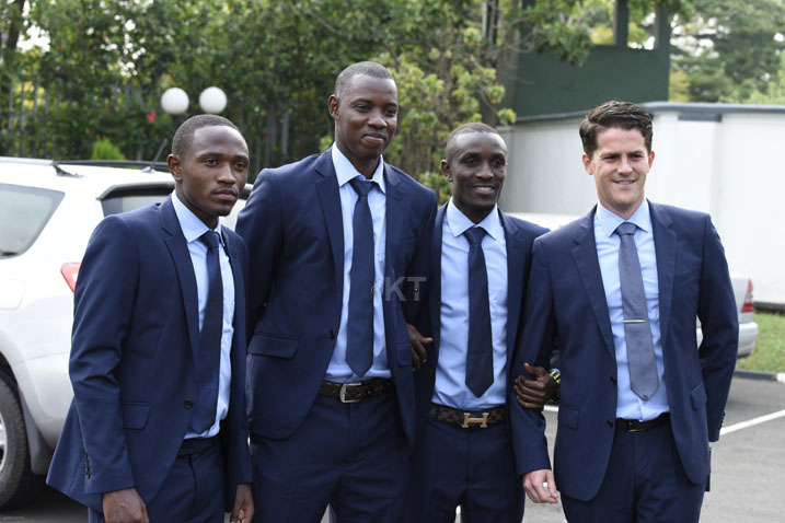 Djihad Bizimana,Jimmy Mulisa,Munezero Fiston na Johnny McKinstry