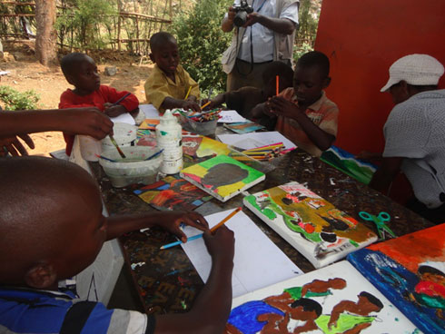 Aba bana n'ubwo bakiri bato ngo bazavamo abahanzi b'ejo beza.