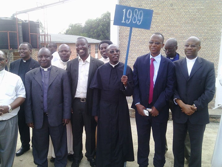 Aba ni bamwe mu batangiranye na Seminari nkuru Phyilosophicum barimo abapadiri n'abalayiki.