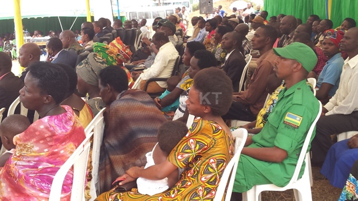 Bamwe mu babyeyi bo muri Gatebe bitabiriye uyu muhango.