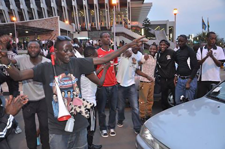 Abafana bishimiye kwakira APR FC bava muri Mozambique.