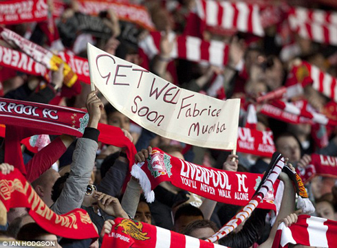 Abafana bifuriza Muamba gukira