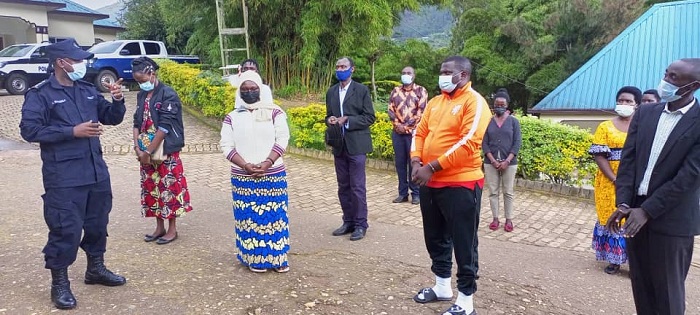 CIP Alex Ndayisenga yaburiye abayobozi n