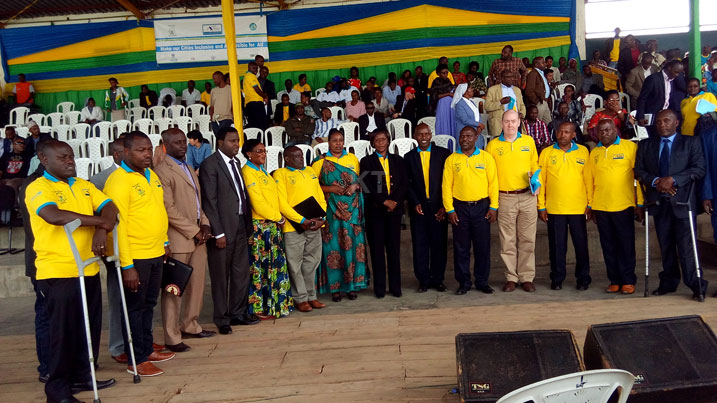 Abafite ubumuga bashimira Leta y'Ubumwe bw'Abanyarwanda ibafasha kugira ibyo bageraho mu mibereho yabo.