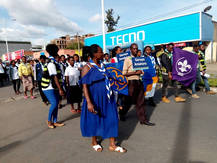 Bazengurutse umujyi wa Musanze bigisha gahunda ya Gerayo Amahoro