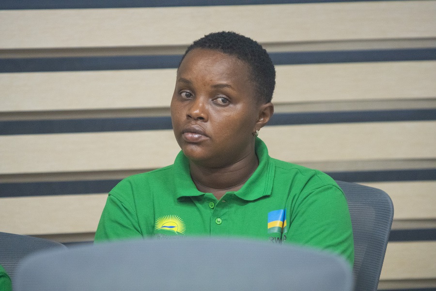 Angelique Niragire ushinzwe ubuzima bwa buri munsi bw'abakinnyi b'ikipe y'abagore