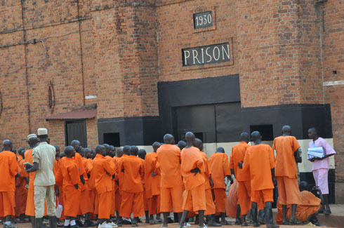 Bamwe mu bagororwa bafungiye muri 1930.