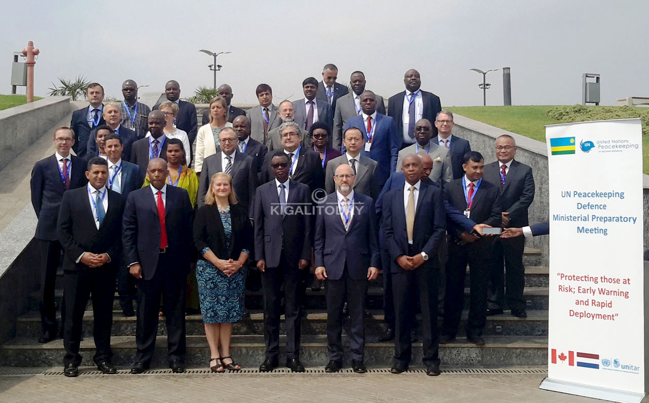 Abahagarariye ibihugu bibungabunga amahoro ku isi bari mu nama y