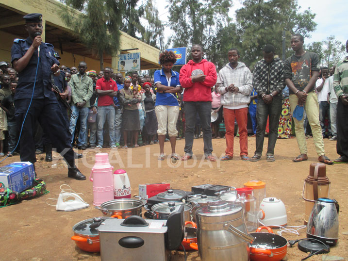 Bamwe mu bakekwaho ubujura bw