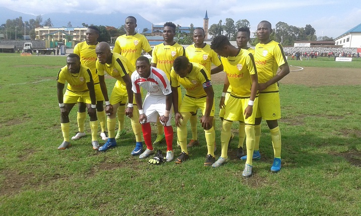 Abakinnyi ba Etincelles babanje mu kibuga