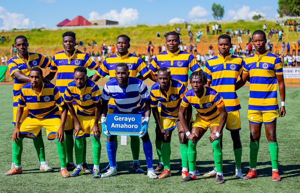 Abakinnyi ba Sunrise FC banze gukora imyitozo kuri uyu wa Gatatu