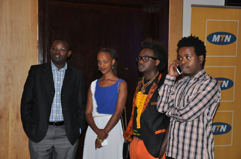 Abambasaderi ba MTN barimo Knowles, Mani Martin na Jay Polly bari bitabiriye ibirori.