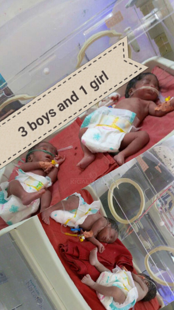 Babiri muri aba bana bitabye Imana nyuma y'amasaha make bavutse 