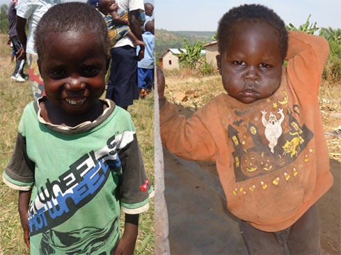 Bamwe mu bana baho usanga bugarijwe n