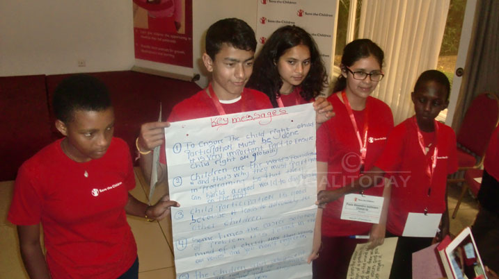 Abana batanze ubutumwa ku musozo w'iyi nama