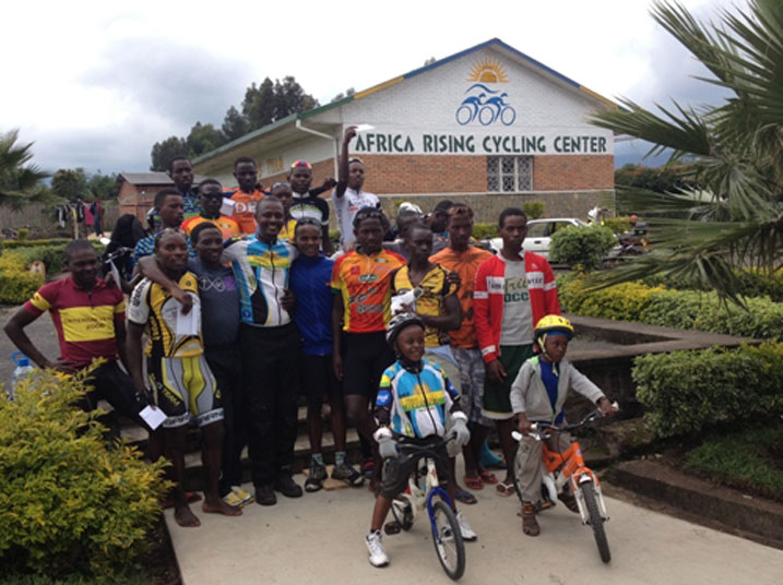 Abana batorezwa muri African Rising Cycling Center (ARCC).