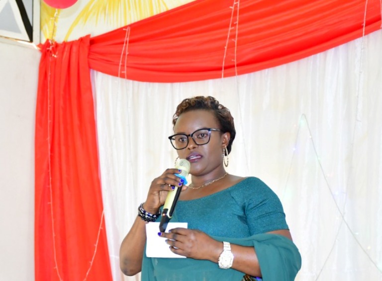 Agnès Uwamariya, umuyobozi wungirije w'Akarere ka Nyamagabe ushinzwe imibereho myiza