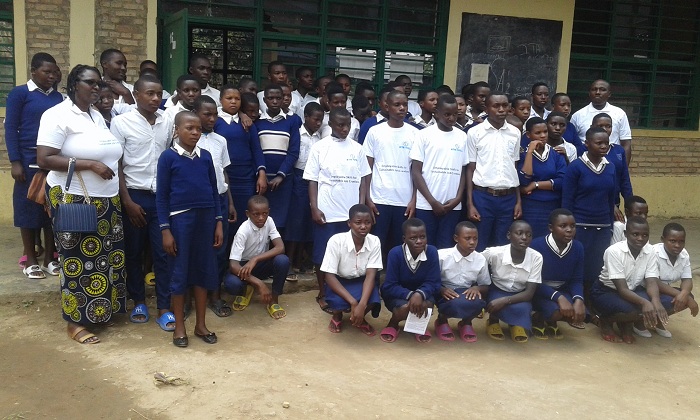 Abana biga muri GS Rukozo bahigiye kugana amashuri y'imyuga