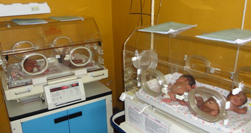 Bakivuka tariki 15/10/2012, aba bana babanje gushyirwa mu byuma kuko bavutse badakuze.