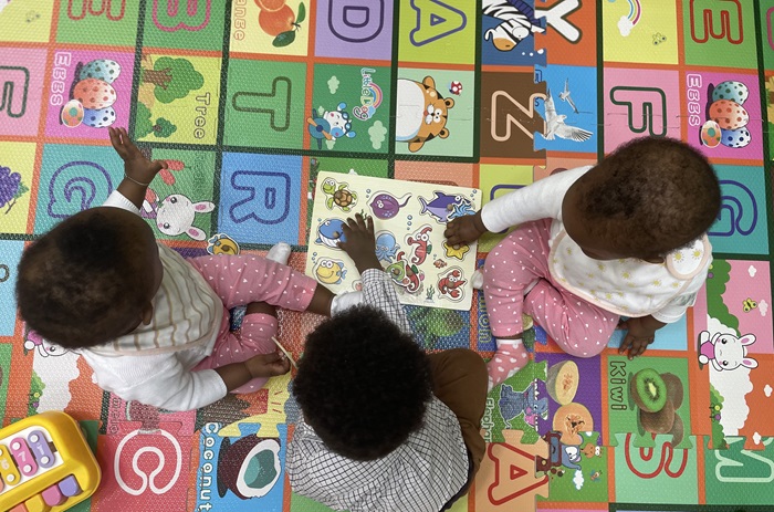 Abana barimo kwiga muri ECD ya BRD