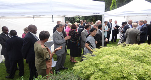 Abahagarariye ibihugu byabo bitandukanye mu Budage bari bitabiriye ibi birori.