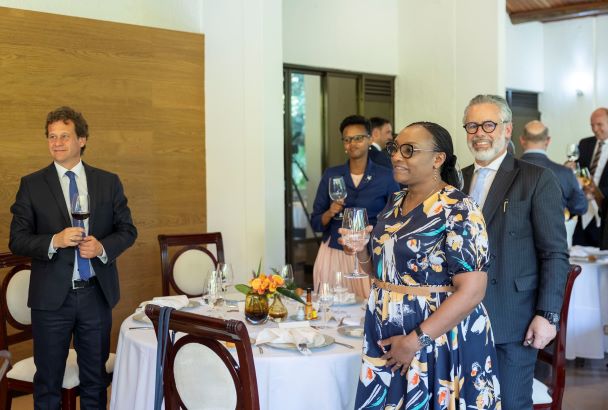 Abayobozi batandukanye bitabiriye umusangiro 