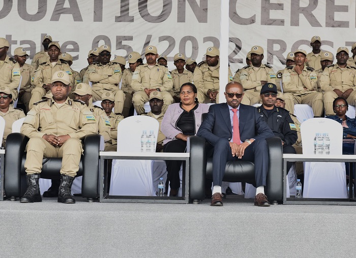 Abayobozi ba RCS na Polisi nabo bari bitabiriye uyu muhango