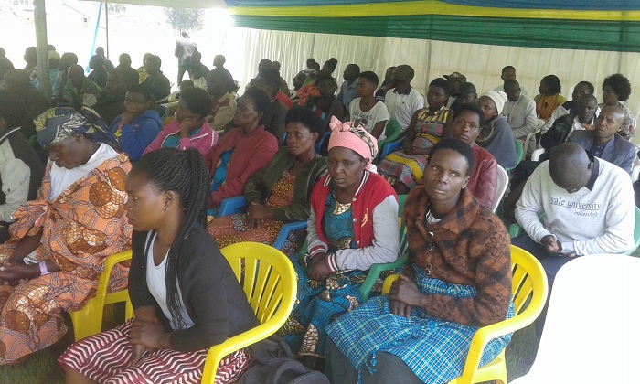 Bamwe mu miryango yabo bari bahari