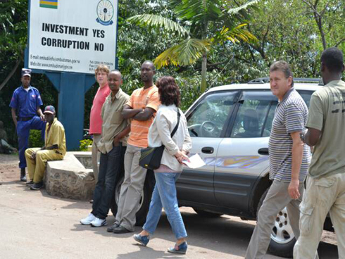 Imwe mu miryango y'abanyamahanga yabaga i Goma yahungiye mu Rwanda.