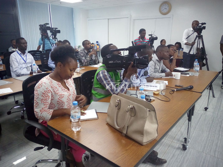 Abanyamakuru mu kiganiro na Dr Binagwaho