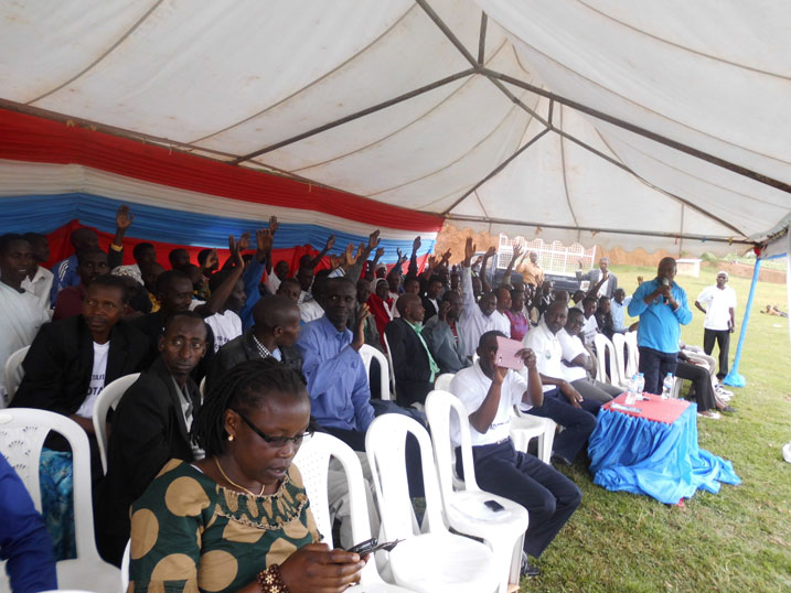 Abanyamuryango ba FPR Inkotanyi mu murenge wa Ngoma.