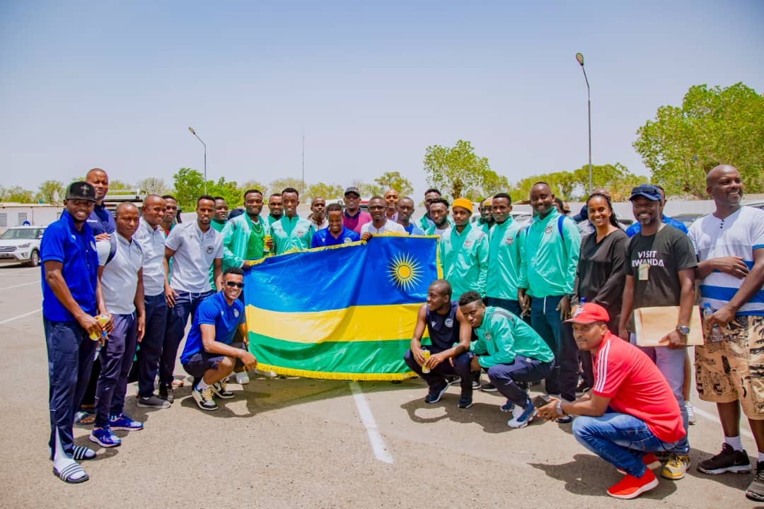 Abanyarwanda batuye muri Djibouti bakiriye AS Kigali