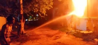 Inzego z'umutekano zahise zitabara mu kuzimya iyo nkongi