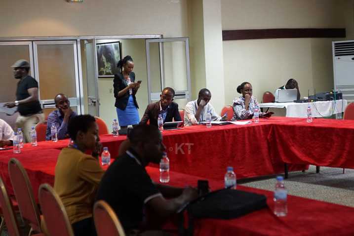 Bamwe mu bari bitabiriye iyo nama.