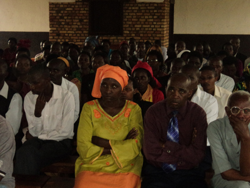 Bamwe mu barimu bo mu murenge wa Bugarama.