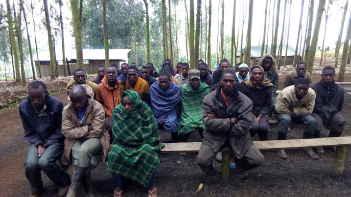 Abarwanyi 35 ba M23 bahungiye mu Rwanda bamaze kwakirwa bategereje ubufasha