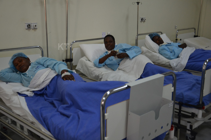 Abarwayi bishimira uko bakiriwe kandi ngo bizeye gukira vuba