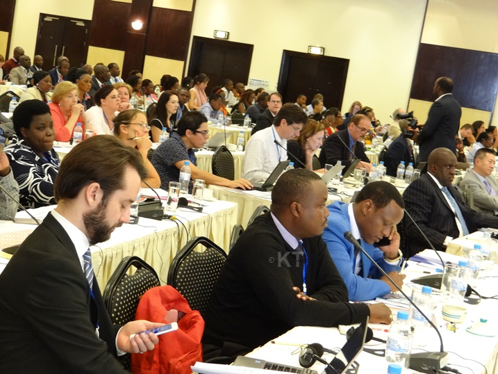 Abashakashatsi banyuranye bitabiriye inama yiga kuri virusi itera ibicurane.