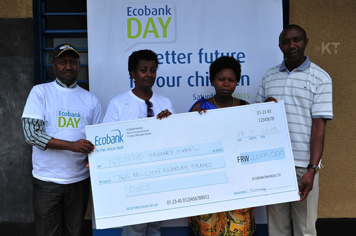 Bashyikirijwe Sheki ya Miliyoni ebyiri