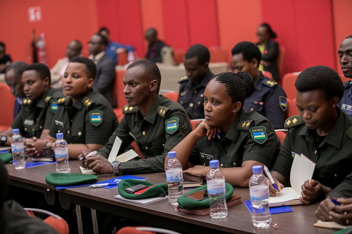 Abasirikare b'u Rwanda bitabiriye amahugurwa