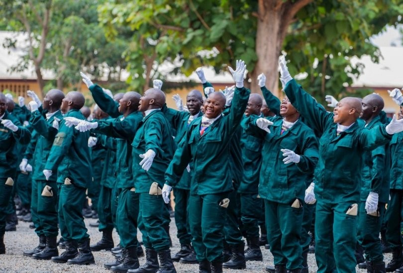 Byari ibyishimo ku basirikare bashya binjijwe mu Ngabo za Santrafurika