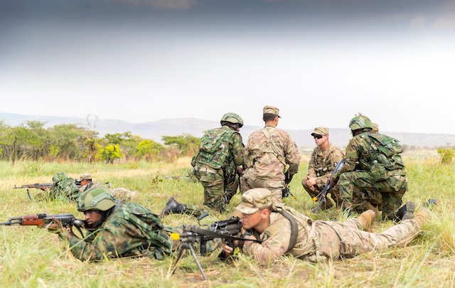 Abasirikare mu myitozo itandukanye ya gisirikare 