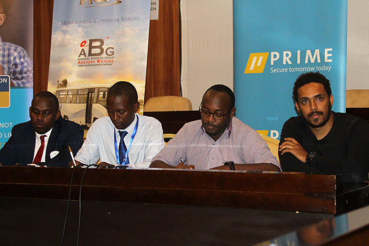 Bamwe mu bategura iri rushanwa ndetse n'abaterankunga